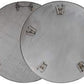 Float Pan - 47 5/16" O.D. - Wacker only - 45° Lip Angle - 5-Blade - Safety Catch (Ten Pack)