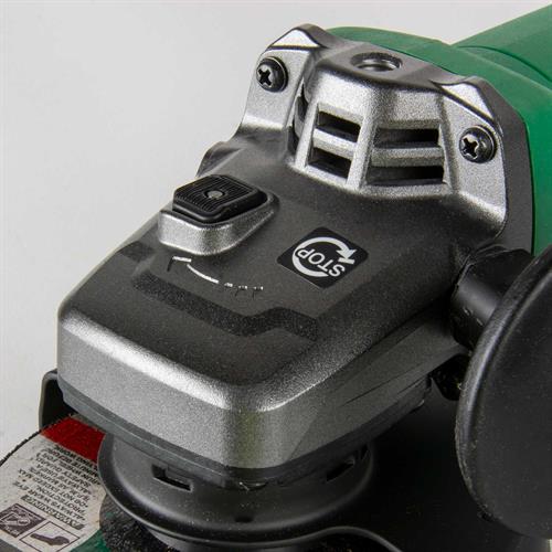 4-1/2 Inch 12 Amp AC Brushless Paddle Switch Disc Grinder with Brake