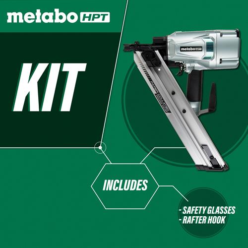 Metabo HPT 3-1/4" Clipped Head Paper Collated Framing Nailer