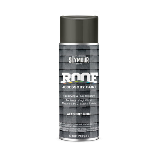 ROOF ACCESSORY PAINT WEATHERED WOOD 16 OZ CAN