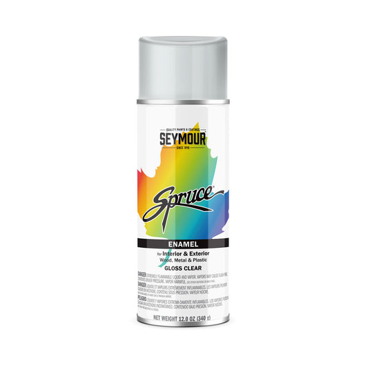 SPRUCE GENERAL USE ENAMELS GLOSS CLEAR 16 OZ CAN