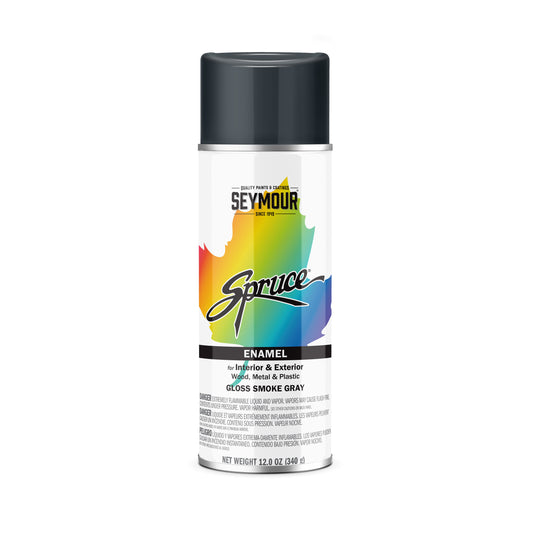 SPRUCE GENERAL USE ENAMELS SMOKE GRAY 16 OZ CAN
