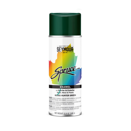 SPRUCE GENERAL USE ENAMELS GLOSS HUNTER GREEN 16 OZ CAN
