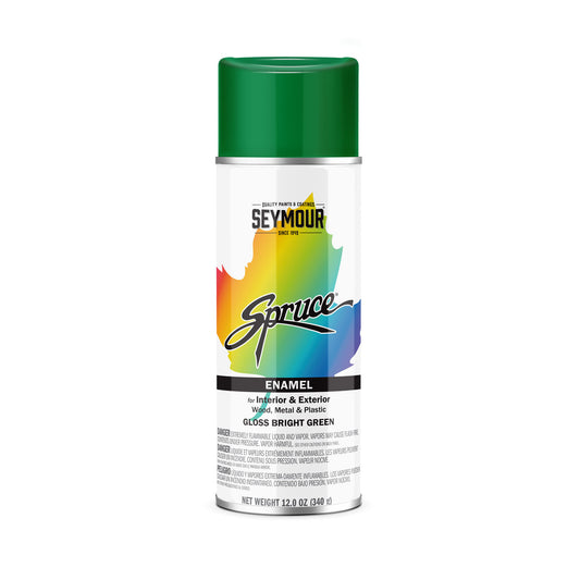 SPRUCE GENERAL USE ENAMELS GLOSS BRIGHT GREEN 16 OZ CAN