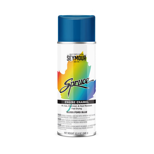 SPRUCE HEAT RESISTANT ENGINE PAINT FORD BLUE 16 OZ CAN