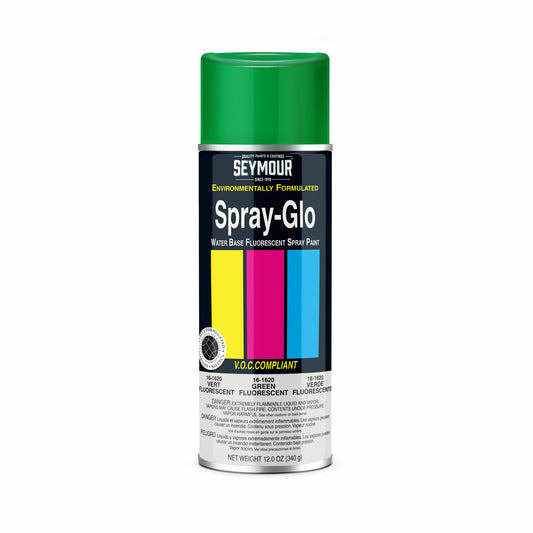 SPRAY-GLO WATERBASED FLUORESCENT GREEN 16 OZ CAN