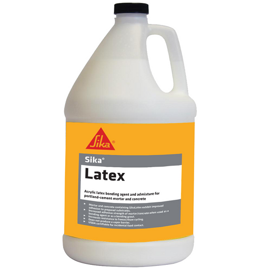 Sika Latex - Acrylic latex bonding agent and admixture for Portland cement mortar and concrete