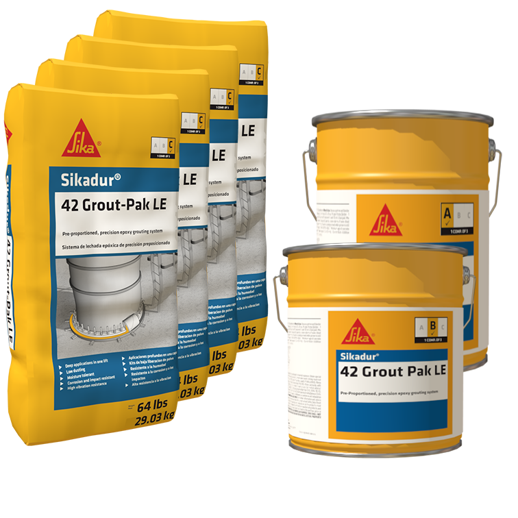 Sikadur 42, Grout-Pak LE - precision epoxy grouting system (2.0 cu. ft. kit) C COMPONENT ONLY