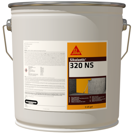 Sikalastic 320 NS - One component, non-sag, bitumen modified waterproofing membrane