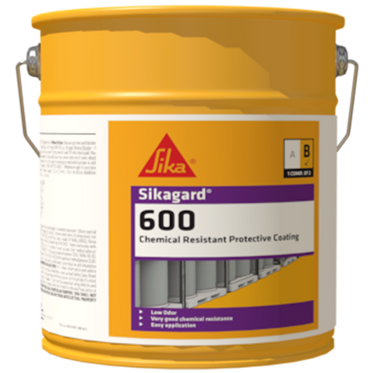 Sikagard 600 - Clear highly chemical resistant epoxy coating ( must order in multiples of 2 )