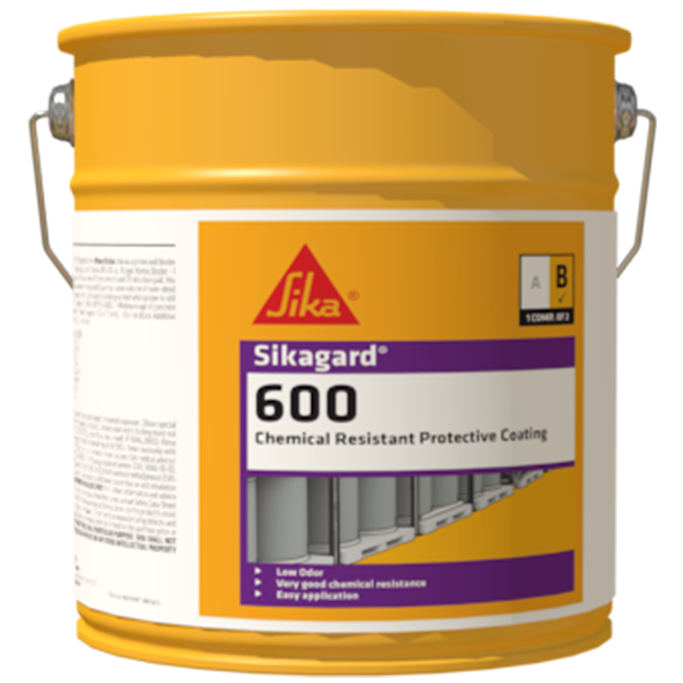 Sikagard 600 - Clear highly chemical resistant epoxy coating ( must order in multiples of 2 )