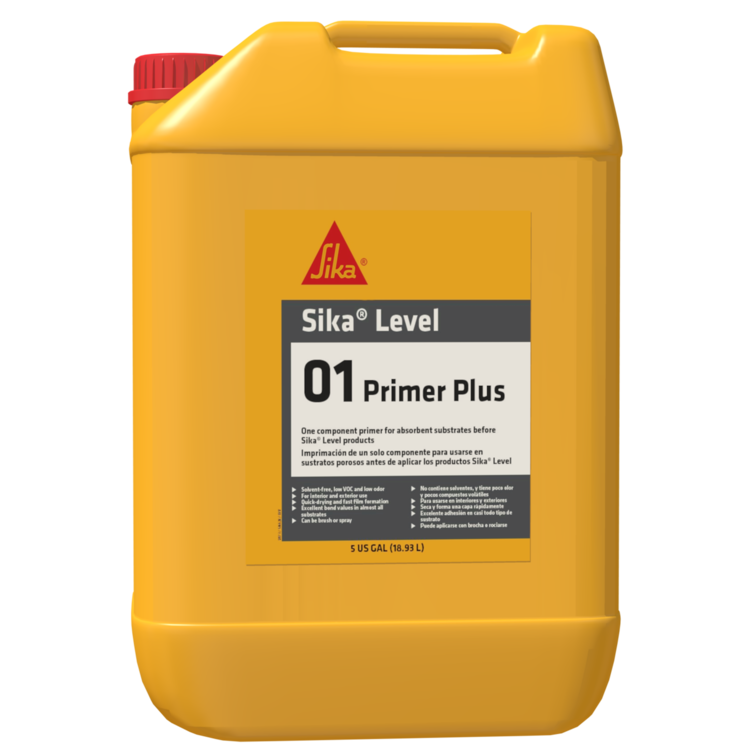 Sika Level-01 Primer Plus - Concrete primer and sealer for porous substrates