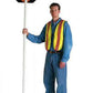 Vizcon High Intensity Reflective Stop/Slow 24in Aluminum Paddle with Telescoping 8' Handle