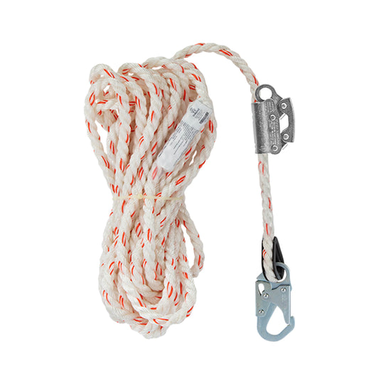 V-Line 50' Vertical Lifeline: Snap Hook, Rope Grab