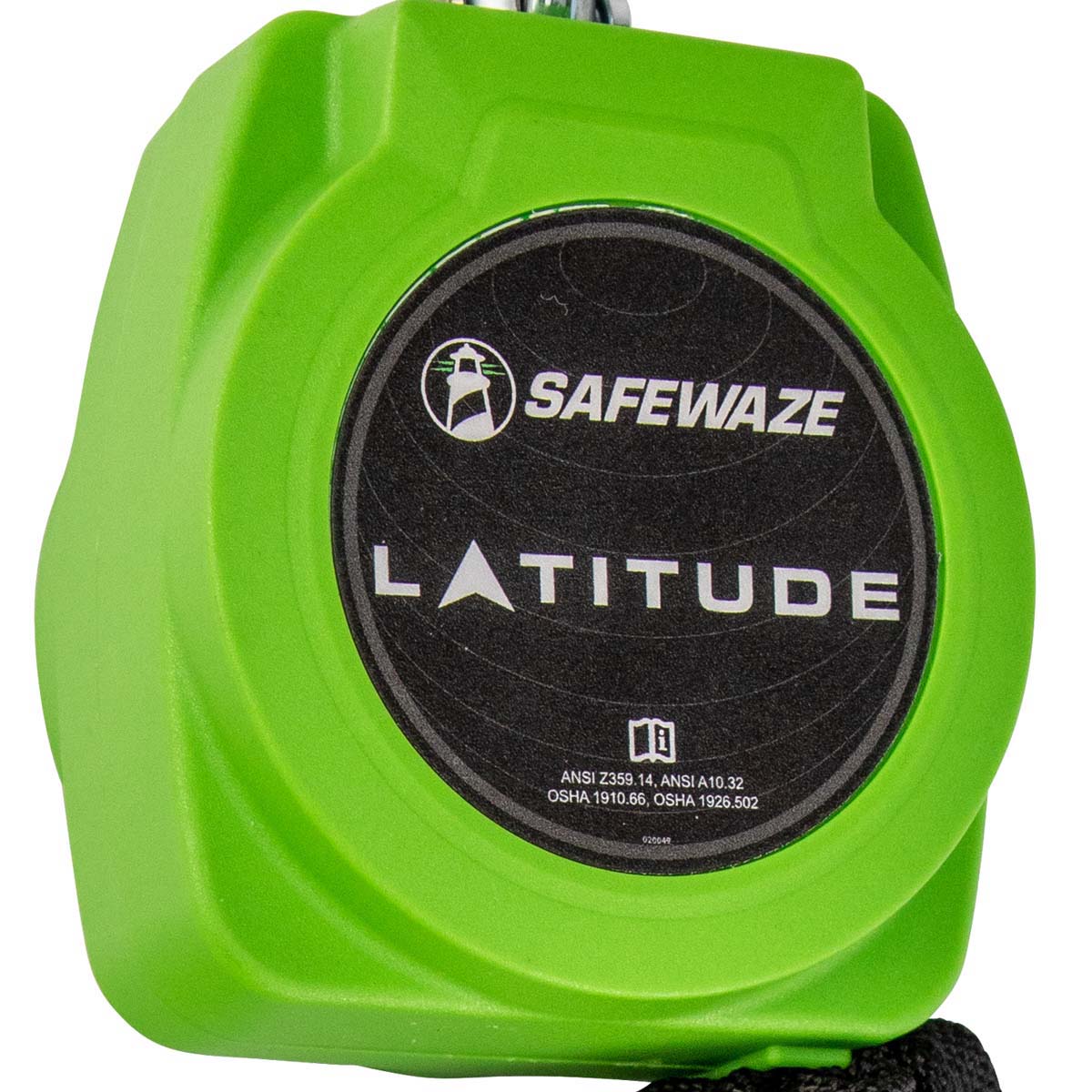 Latitude 6' Single Web SRL: Alu Carabiner, Snap Hook
