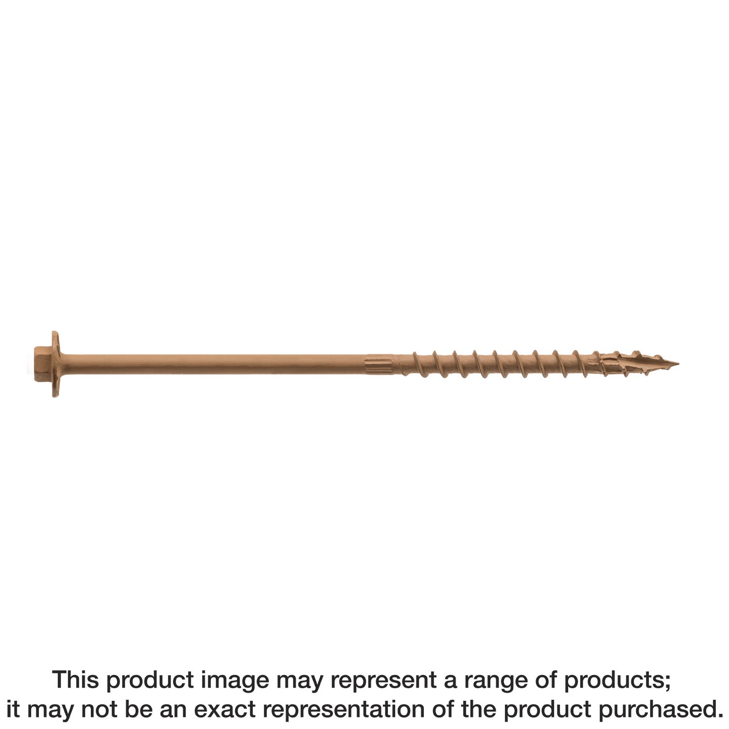 Strong-Drive® SDWH TIMBER-HEX SS Screw - 0.188 in. x 6 in. 5/16 Hex, Type 316 (10-Qty) (Pack of 6)