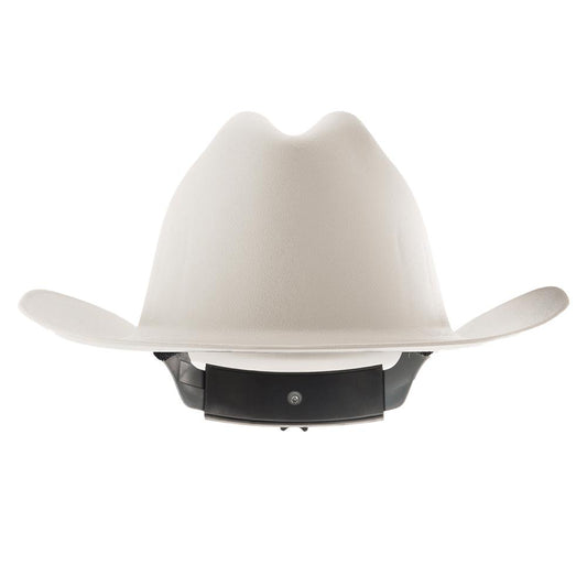 Western Outlaw Hard Hats - Western Brim Style - White
