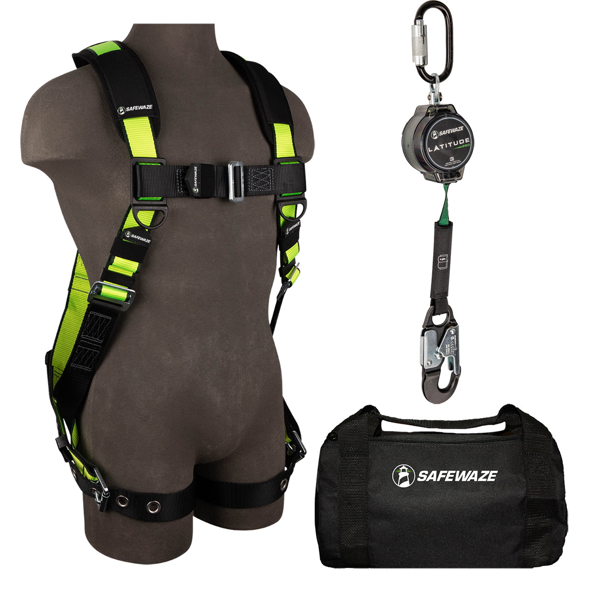 PRO Bag Combo: FS185-3X Harness, 018-5009 SRL, FS8125 Bag     