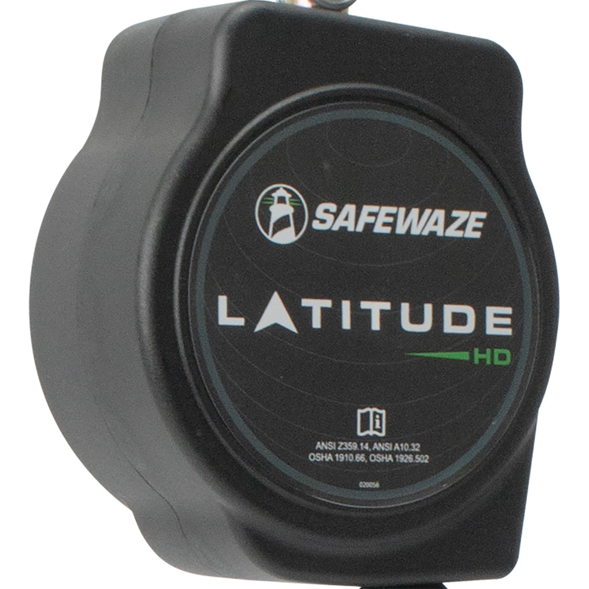 Latitude HD 10' Single Cable SRL: Carabiner, Alu Rebar Hook