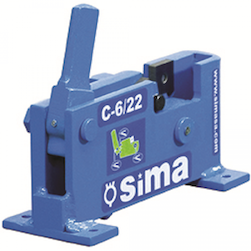 SIMA C622 is the Manual Shear Rebar Cutter. The C622 offers extra lengtht level that increases cutting power while exerting less physical effort. The SIMA Manual Cutter can cut up to a diamter of 7/8" of an inch at #7 Grade Rod.