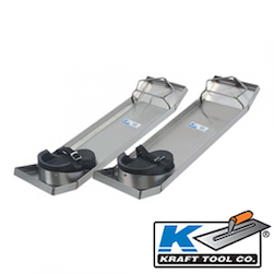 Kraft Tools Lightweight Stainless Steel Knee Boards (Pair)