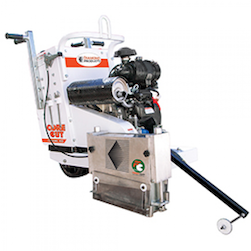 20.8HP HONDA GAS EARLY ENTRY DIAMOND PRODUCTS SELF-PROPELLED WALK BEHIND SAW WITH 14" GUARD