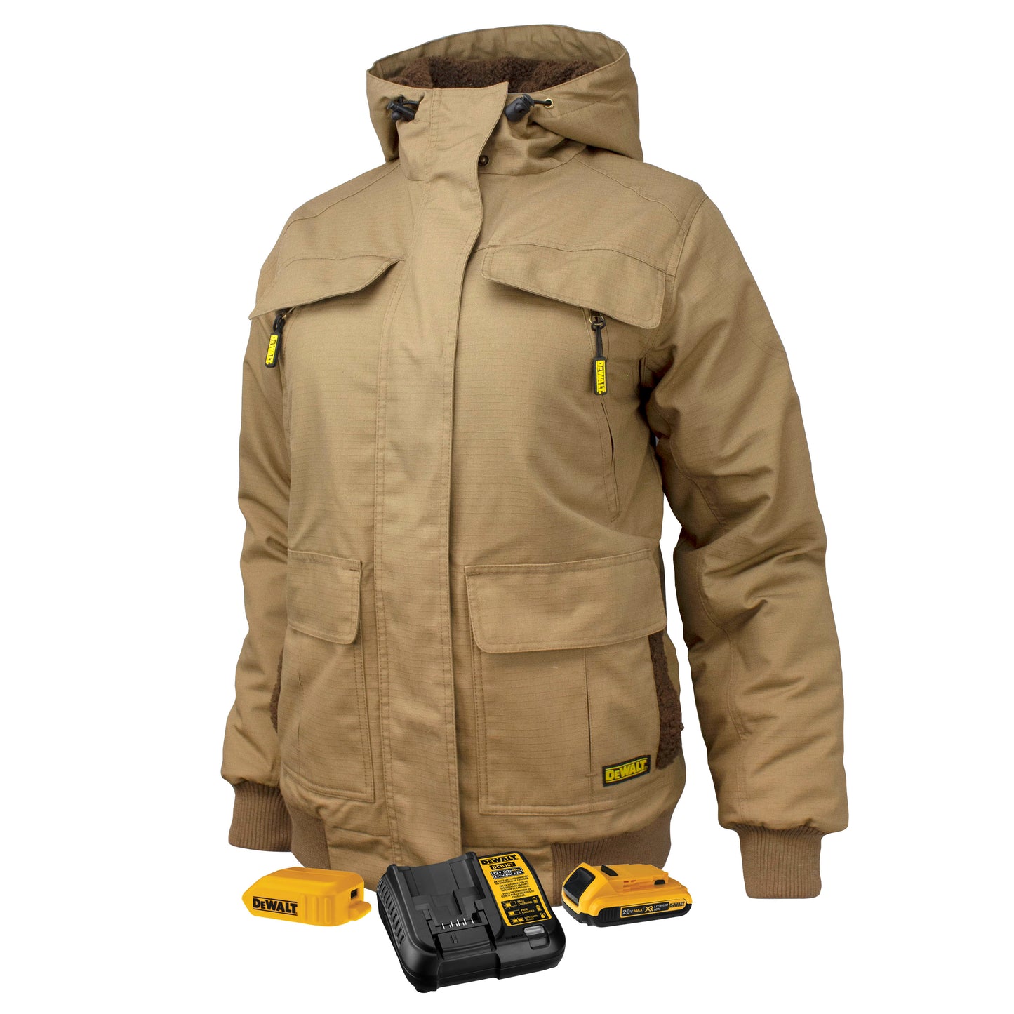 DEWALT® Women's Heavy Duty Ripstop Heated Jacket Kitted