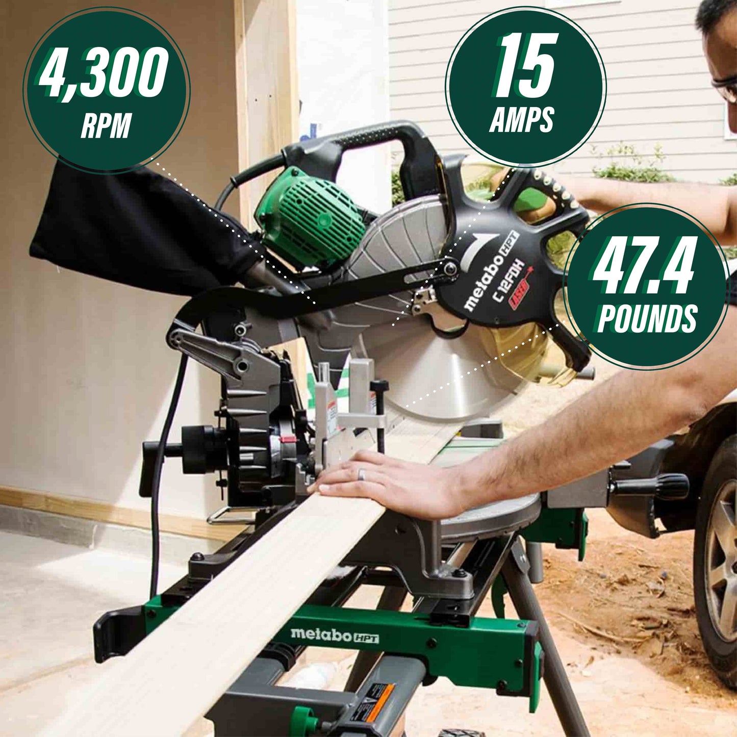 12-in Dual Compound Miter Saw-C12FDHSM