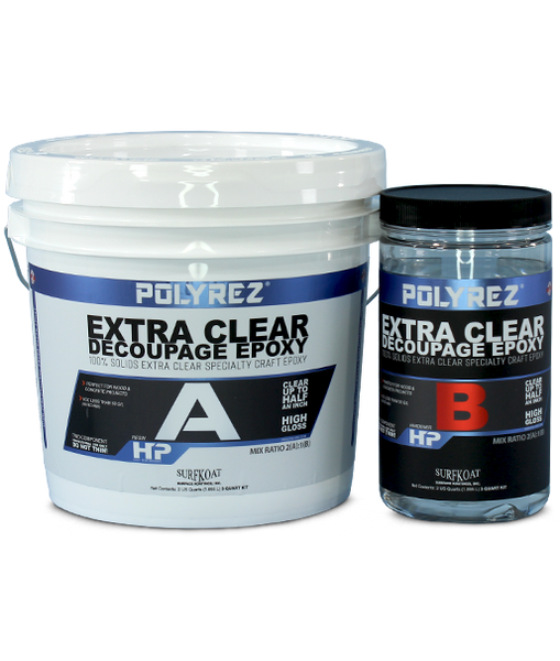 Extra Clear Epoxy 3 Quart Kit