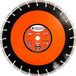 14" x .125" DIAMOND PRODUCTS HD MAXX HEAVY DUTY GENERAL PUPROSE HIGH SPEED BLADE WITH UNIVERSAL ARBOR