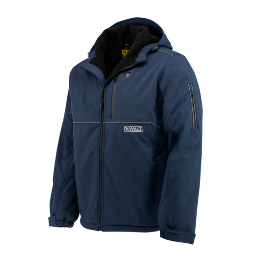 DEWALT® Men's Heated Soft Shell Jacket Kitted Navy