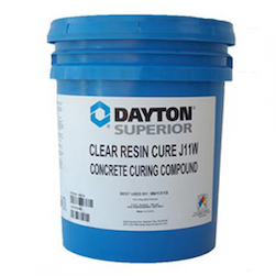 DAYTON'S WATER BASED CLEAR RESIN CURING COMBOUND FOR ANY CONCRETE SURFACE