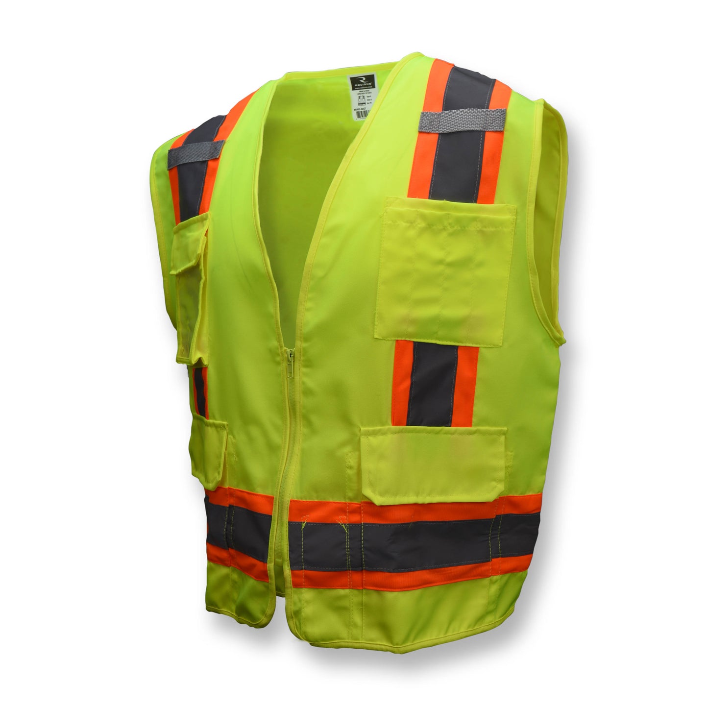 Radians SV62 Type R Class 2 Surveyor Heavy Duty Solid Twill Safety Vest