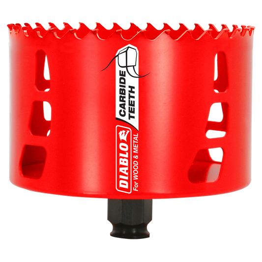 4-1/8 in. (105mm) Carbide-Tipped Wood & Metal Holesaw