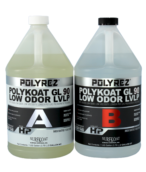 PolyKoat GL 90 Low Odor LVLP 2 Gallon Kit