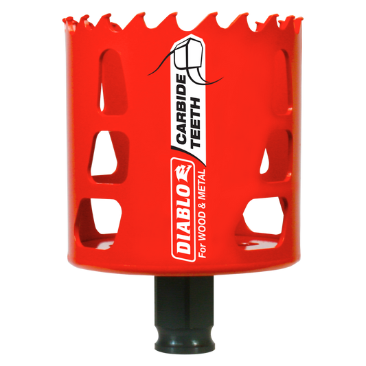 2-9/16 in. (65mm) Carbide-Tipped Wood & Metal Holesaw