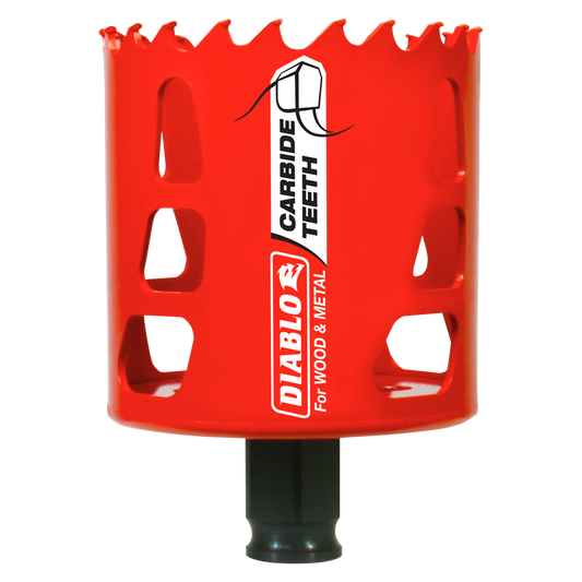 2-1/2 in. (64mm) Carbide-Tipped Wood & Metal Holesaw