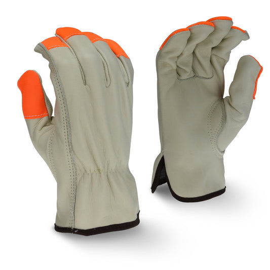 Radians RWG4220H High Visibility Standard Grain Cowhide Leather Driver
