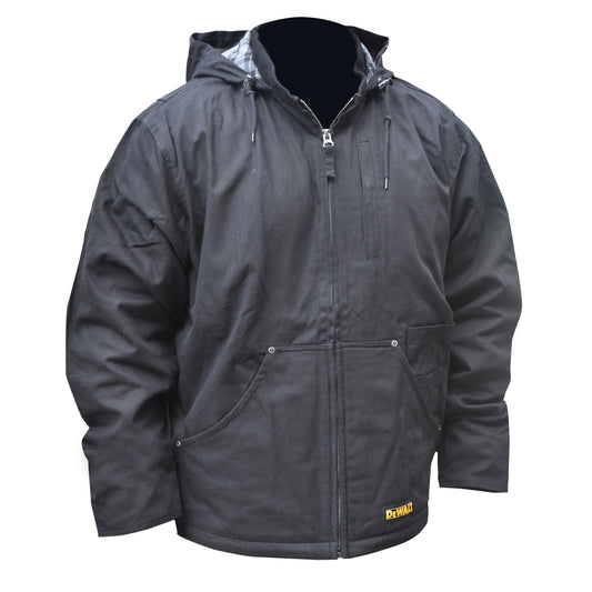 DEWALT® Men's Heated Heavy Duty Work Coat Bare Black